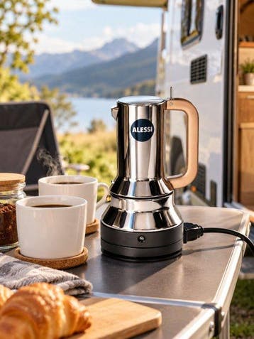 Alessi - Richard Sapper - Koffiezetapparaat - RS07 - Spiegel