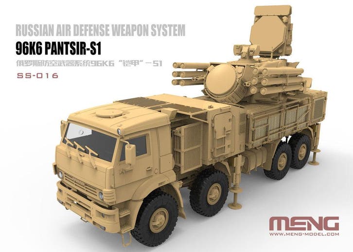 MENG-Model SS-016 Russian Air Defense Weapon System 96K6, Hobby en Vrije tijd, Modelbouw | Auto's en Voertuigen, Overige typen