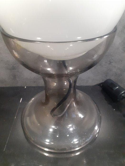 Lampe de table - Verre de Murano - Design des années 70, Antiquités & Art, Curiosités & Brocante