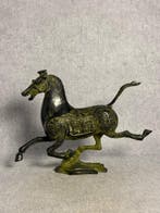 Statue, Vliegend paard van Gansu 27.5 cm - 22.5 cm - Bronze, Antiquités & Art