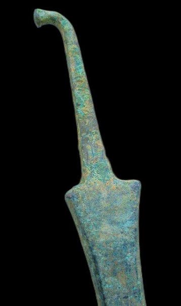 West-Aziatisch Oud bronzen speerpunt - 28 cm (Zonder