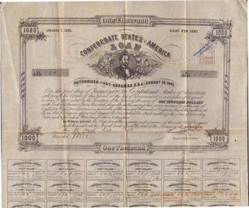 Verenigde Staten van Amerika. - Confederate States - 1000