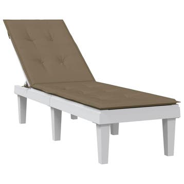 vidaXL Terrasstoelkussen (75+105) x 50 x 4 cm stof gemêleerd, Verzenden, Nieuw
