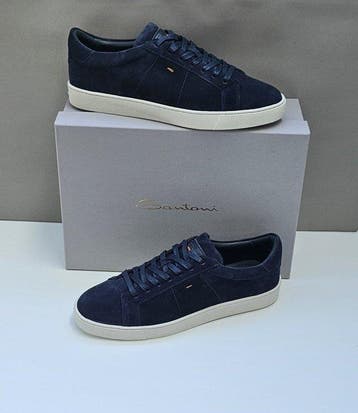 Santoni - Sneakers - Maat: EU 43 - Nieuw met tags, Kleding | Heren, Nieuw