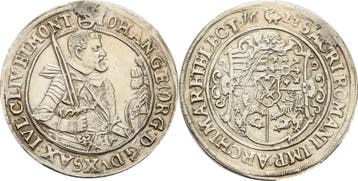 1/2 taler, daalder 1623, Sachsen-kurlinie ab 1547 (albert..., Verzenden