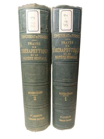 Armand Trousseau e Hermann Pidoux - Traité de Thérapeutique