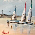 Philippe Laurent (XX-XXI) - Voiliers à Wimereux