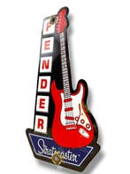 Fender - Stratocoaster - Emaille plaat - Emaille