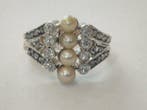 Bague - 19,2 carats Or blanc - 0.85ct. tw. Diamant