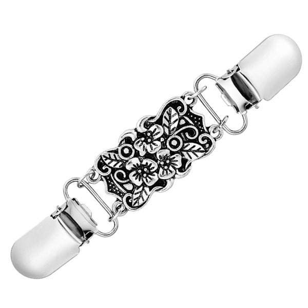 Fako Bijoux - Vestsluiting - Vestclip - Bloemetjes -, Handtassen en Accessoires, Broches, Verzenden