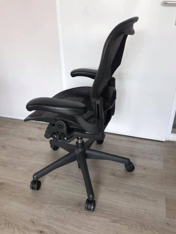 Herman Miller Aeron Full Option, bureaustoel, Verzenden, Zwart, Zo goed als nieuw, Bureaustoel
