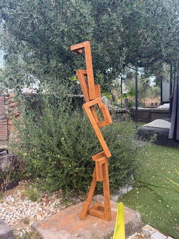 Ana Lucia B.M - Sculpture Corten - XXL - NO Reserve