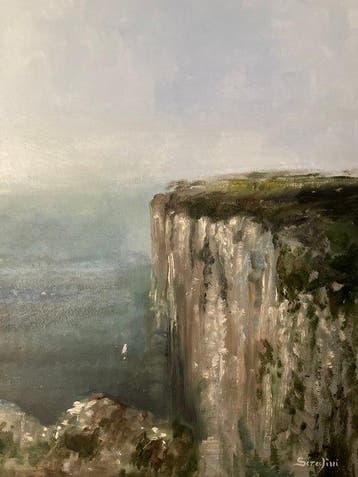 Gianmarco Serafini (XX-XXI) - Irish cliffs, Antiek en Kunst