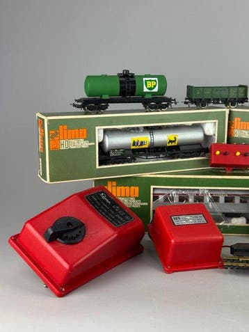 Lima H0 - Treinset (10) - Set vintage elektrische treinen, Hobby & Loisirs créatifs, Trains miniatures | HO