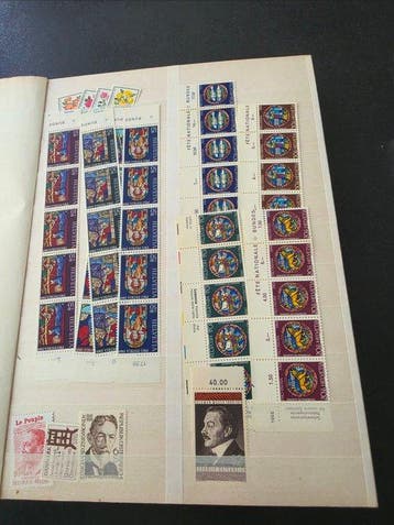 Europa 1950/1985 - uitzoek partij met Oostenrijk België en, Gestempeld