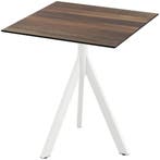 Inklapbare Tafel | INFINITY | HPL/RVS | Houtlook Blad | Wit, Verzenden, Nieuw in verpakking
