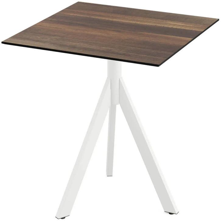 Inklapbare Tafel | INFINITY | HPL/RVS | Houtlook Blad | Wit, Zakelijke goederen, Horeca | Keukenapparatuur, Nieuw in verpakking