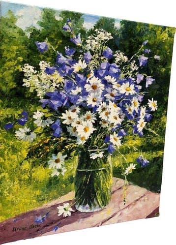 Irina Alex (1961) - Marguerites et Clochettes sous le Soleil