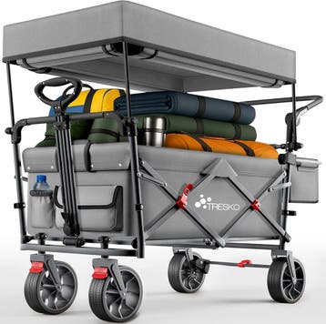 Bolderkar - Opvouwbaar - Bolderwagen  - Grijs - TRESKO®, Verzenden, Nieuw