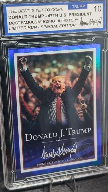 DONALD TRUMP 47th U.S. President - 1 Card, Nieuw