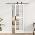 vidaXL Schuifdeur Wit 61 x 198,5 cm Massief grenenhout en, Verzenden
