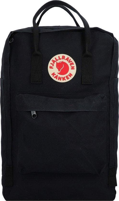 Fjällräven Kånken Laptop 17 Unisex Rugzak - Black, Computers en Software, Laptoptassen, Nieuw, Verzenden