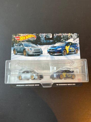 Hot Wheels 1:64 - Voiture miniature (4) - Subaru WRX STI, Nieuw