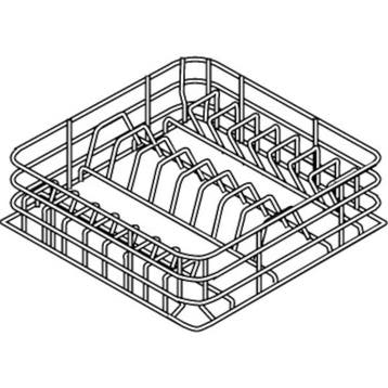 Vaatwaskorf | Borden (Ø190/240mm) | 395x395x100(h)mm, Zakelijke goederen, Verzenden, Nieuw in verpakking