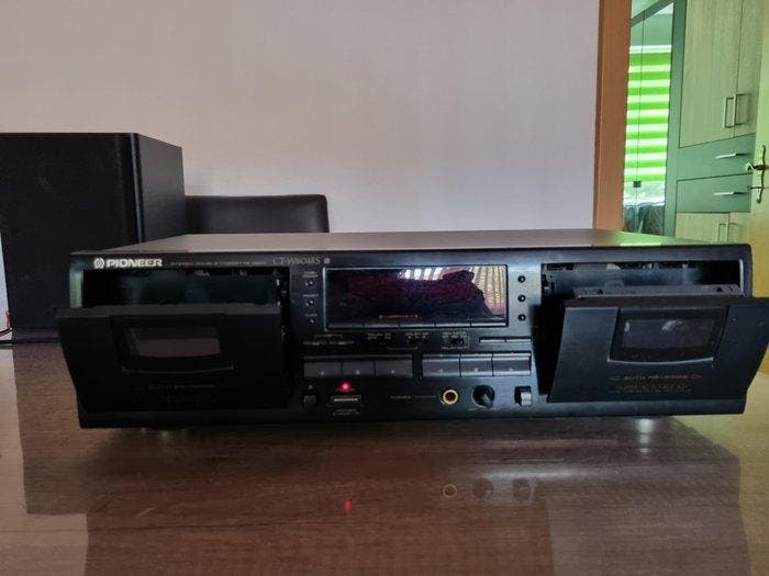 Pioneer - CT-W604RS Audiocassette deck, Audio, Tv en Foto, Radio's