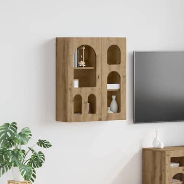 vidaXL Hangkast ELST Artisanaal eiken 59 x 20 x 71,5 cm, Verzenden