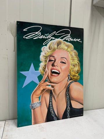 Marilyn Monroe – Affiche publicitaire au style vintage –