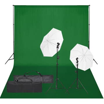 vidaXL Fotostudioset met verlichtingsset en achtergrond, Verzenden