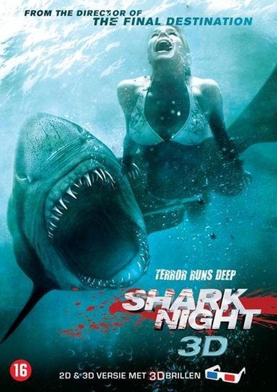 Shark night (3d+2d) (dvd tweedehands film), Cd's en Dvd's, Dvd's | Actie, Ophalen of Verzenden