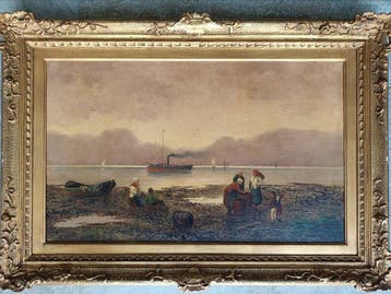 A. Vescovi (XIX) - Il battello a vapore