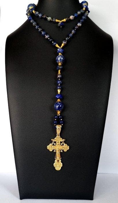Lapis lazuli – Rozenkrans van het Hemelse Koningschap –, Antiquités & Art, Antiquités | Livres & Manuscrits