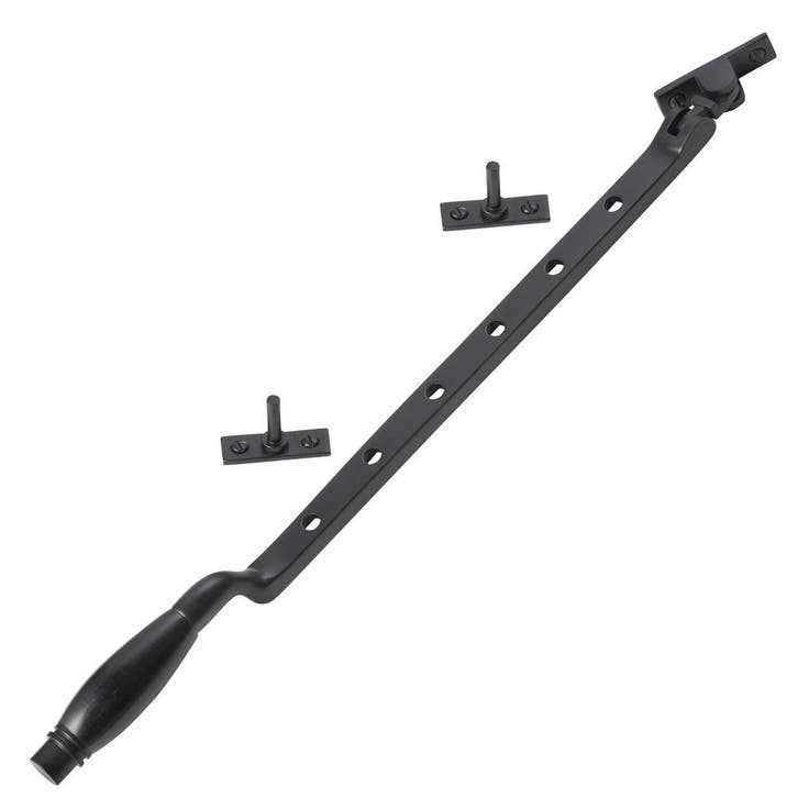 Raamuitzetter Deco mat zwart - voor ventilatie - De Oude..., Doe-het-zelf en Bouw, Hang- en Sluitwerk, Overige typen, Nieuw, Koper of Messing