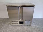 RVS Saro Koelwerkbank Saladette 2 deuren 90 cm 230V Horeca, Ophalen of Verzenden