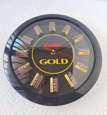 Wandklok - Kodak - Plastic - 1990-2000