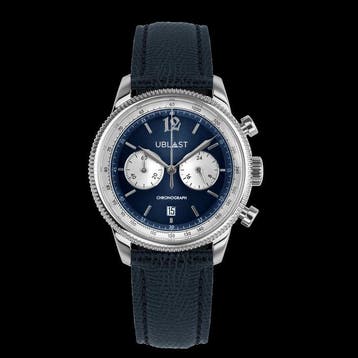 Ublast - Majesty Chronograph - Sapphire Glass - Zonder, Handtassen en Accessoires, Horloges | Heren, Nieuw