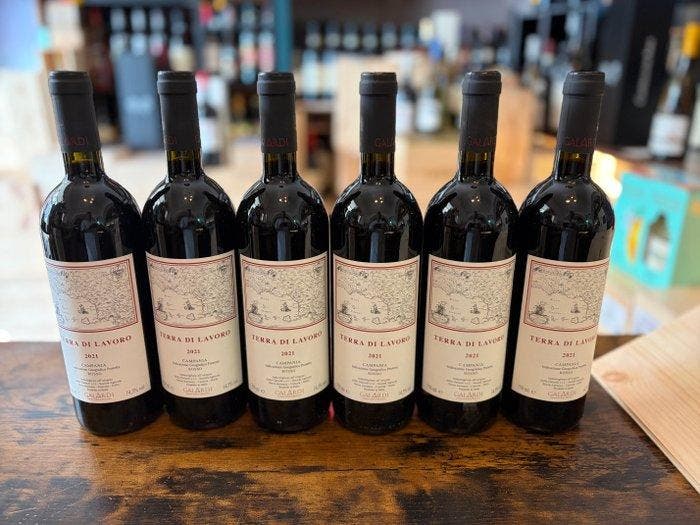 2021 Terra di Lavoro, Galardi - Campania - 6 Flessen (0.75, Verzamelen, Wijnen