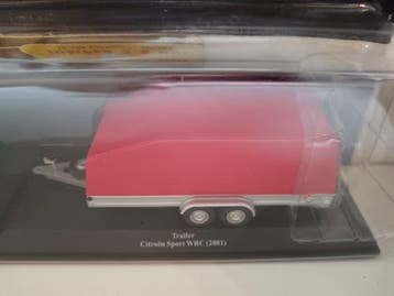 1:43 - Modelauto - Citroen Jumper 2.8 HDI 2001 + remorque -