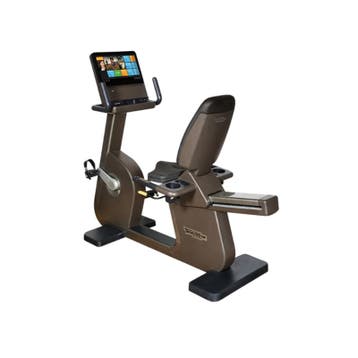 Technogym - Recline Artis Unity - Recumbent Bike - Carbon, Ophalen of Verzenden