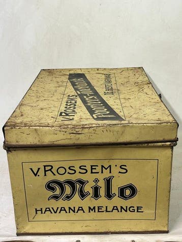 Kist - Metaal - van Rossem,s tabakkist, Antiek en Kunst