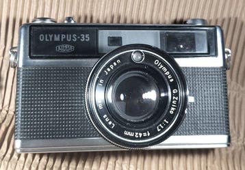Olympus 35 LC 35mm Camera - G.Zuiko 42mm f/1.7 Lens ->, Nieuw