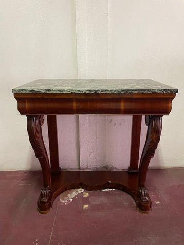 Wandtafel - Hout, Marmer, Mahonie, Antiek en Kunst