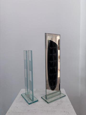 Vase (2) - Verre - Monolithes, Nieuw