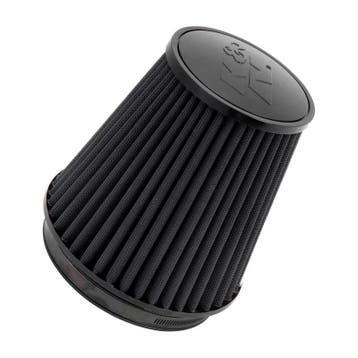 K&N Universeel Dryflow Zwart Luchtfilter Conisch 152mm aansl, Verzenden