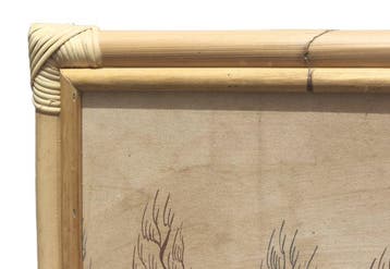 Unknown artist - Tiger in Bamboo Frame – Exotic Decorative