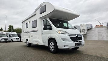 Giottiline Siena 435 slechts 27101 km en stapelbedden 34997, Alkoof, 6 tot 7 meter, Overige merken, Tot en met 6