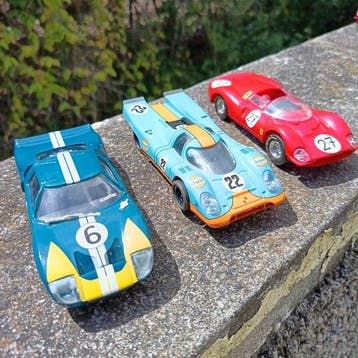Scalextric - Slotcar 24H Le Mans (Ford GT40, Porsche 917,, Hobby en Vrije tijd, Nieuw